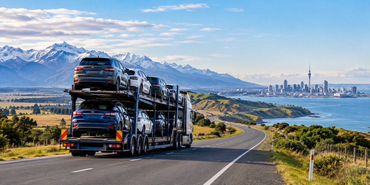 Christchurch to Auckland car transport