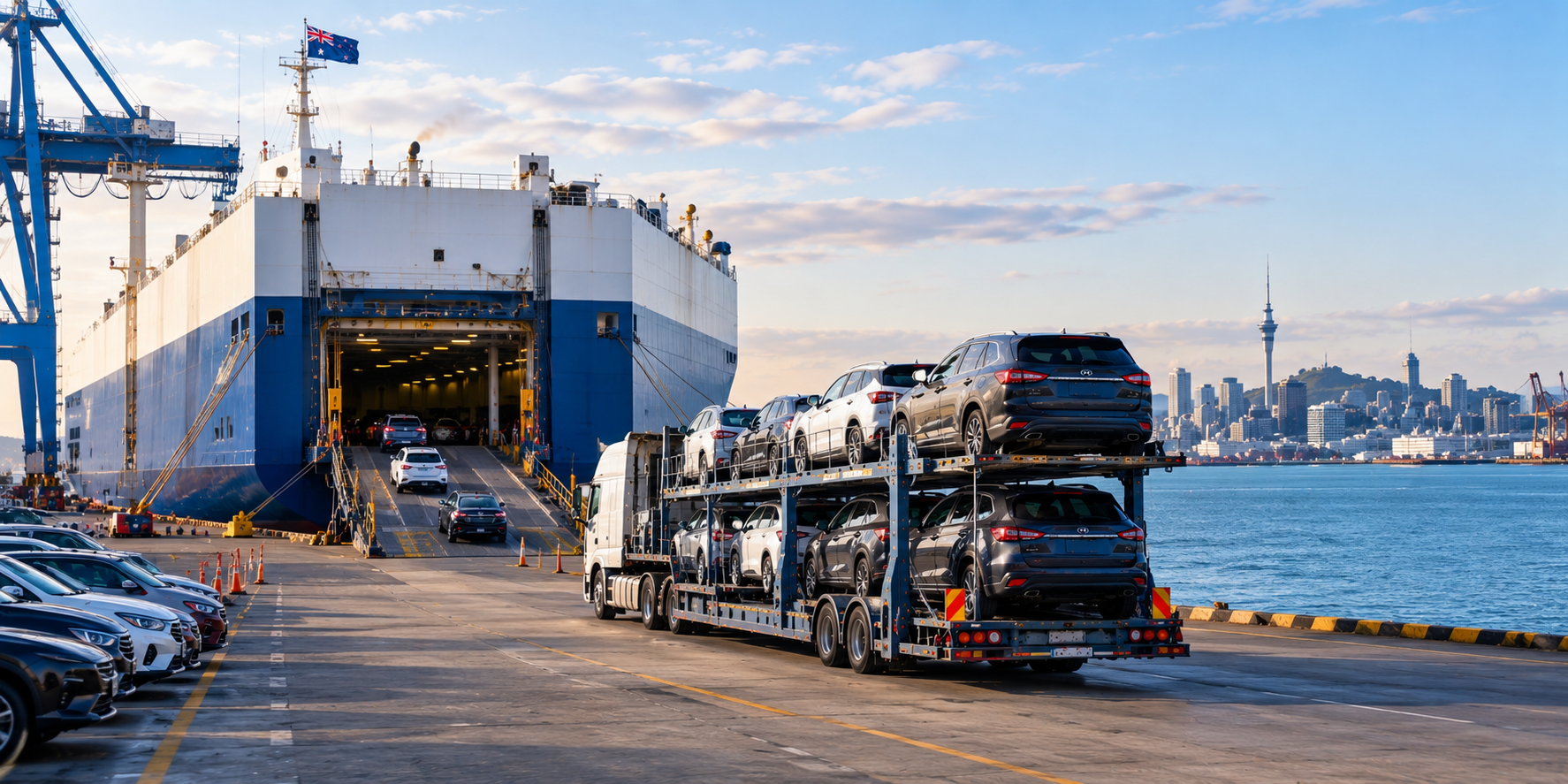 Vehicle Transport From NZ Ports