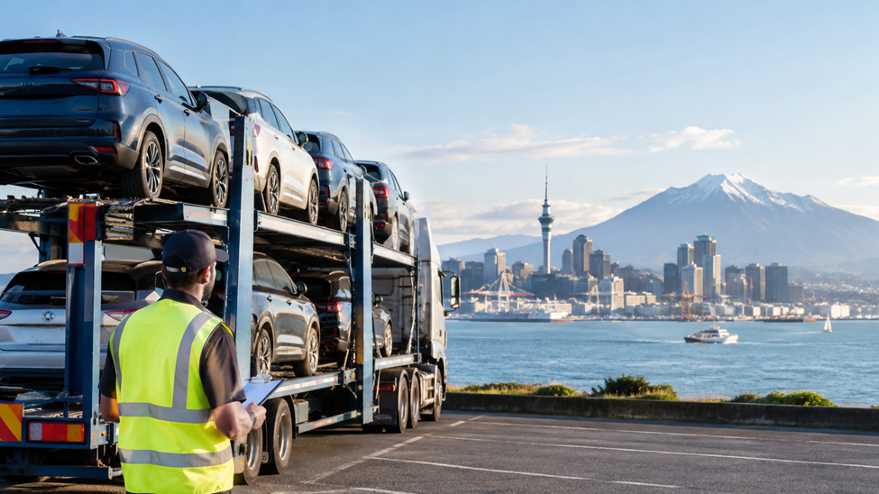 moving car from Auckland to Christchurch