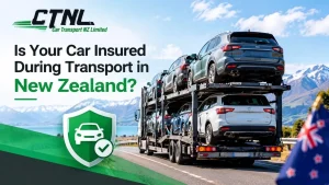 CTNL car transport truck carrying vehicles in New Zealand with insurance protection